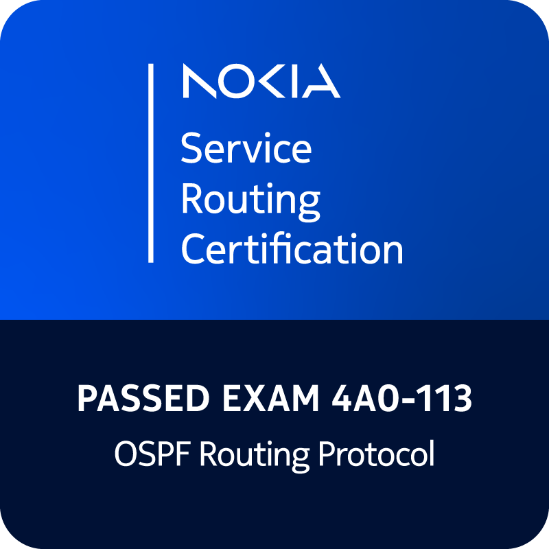 Nokia OSPF Routing Protocol Exam