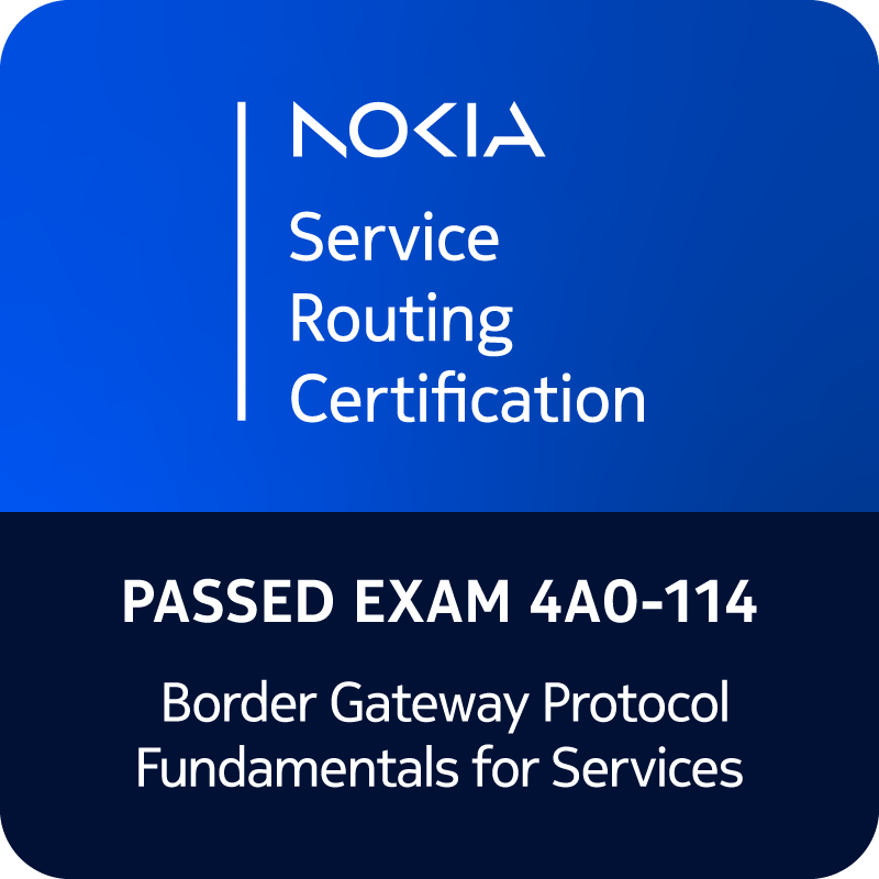 Nokia Border Gateway Protocol Fundamentals for Services Exam